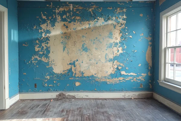 A Wall Being Knocked Down  to Create an Open Floor Plan. Generative AI